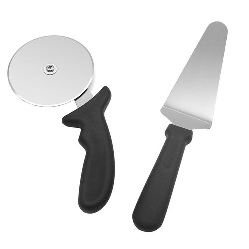 Pizza Cutter Pastry baking Cake Wheel Roller Knife shovel