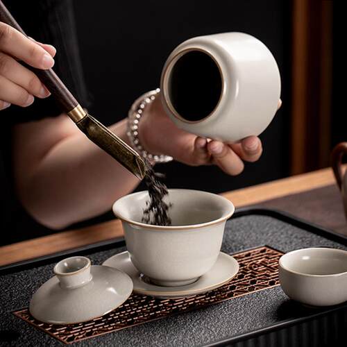Ceramic cups Tea set Kung Fu tea White porcelain Set Chinese