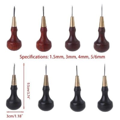 Handmade Reaming Cone Spacing Leather Punch Tool, Diamond