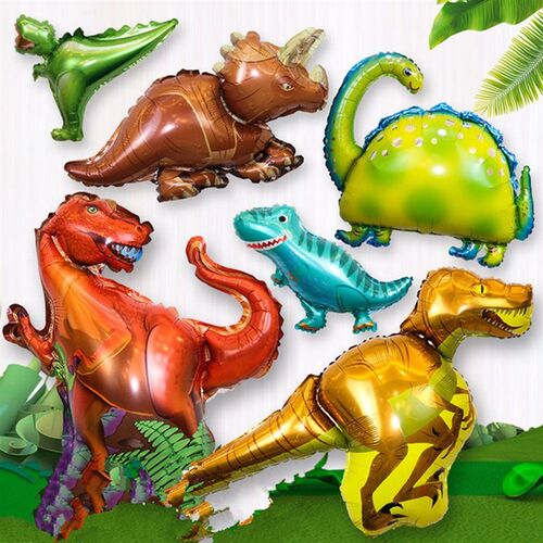 1pcs Mini Dinosaur Foil Balloon Boys Animal Balloons Childre