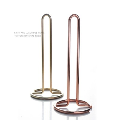 Kitchen Roll Paper Towel Holder Bathroom Tissue Stand Rose G