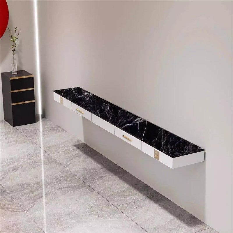 理发店镜台大理石发廊专用台面实木带抽屉染烫区一体柜子壁挂台面,商业/办公家具,办公储物柜,淘宝优惠券,粉丝福利购,淘宝优惠卷