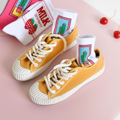 Women's Socks Japanese Cotton Colorful Cartoon Cute Funn
