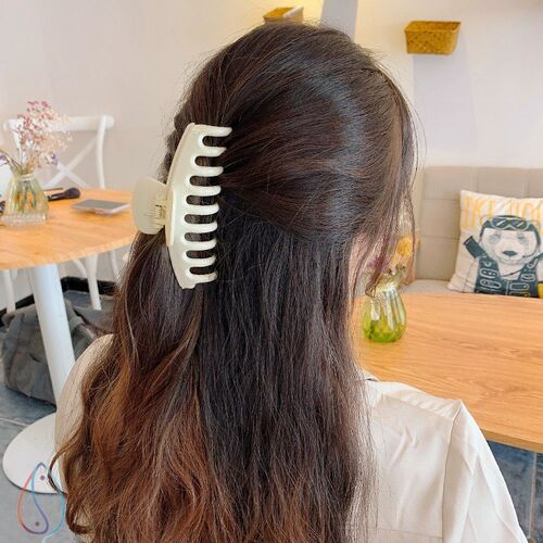 Hot Sale Solid Color Claw Clip Large Barrette Crab Hair Claw