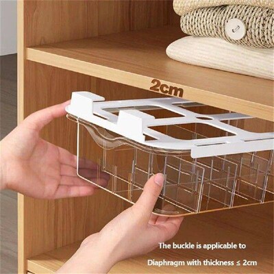 Underwear Bra Socks Storage Box 15 Cells Foldable Wardrobe
