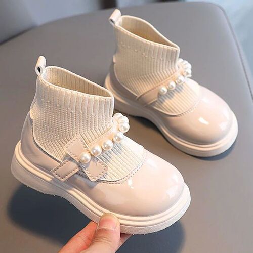 Fashion Kids Casual Shoes Soft Bottom Princess Short Boots G
