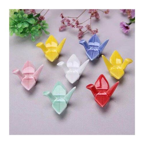 Ceramic paper crane Stick Rack Penholder Incense Burner Hold