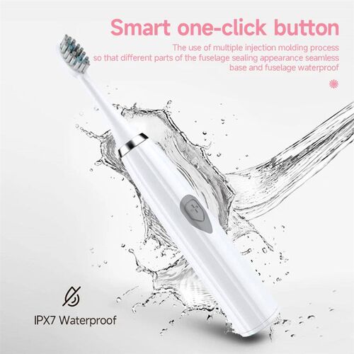 Electric Toothbrush for Adults Soft DuPont Bristle Portable