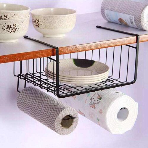 Kitchen Wrought Iron Storage Organizer Racks Closet Cabinet