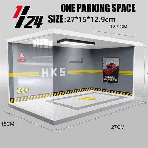 1/32 1/24 1/18 Scale Lighting Parking Lot Assembly Toy