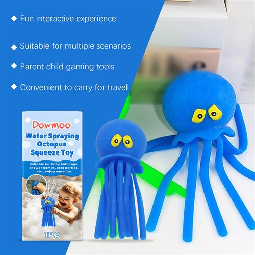 DOWMOO Squirt Octopus Squeeze Toy - Childrens Outdoor Water