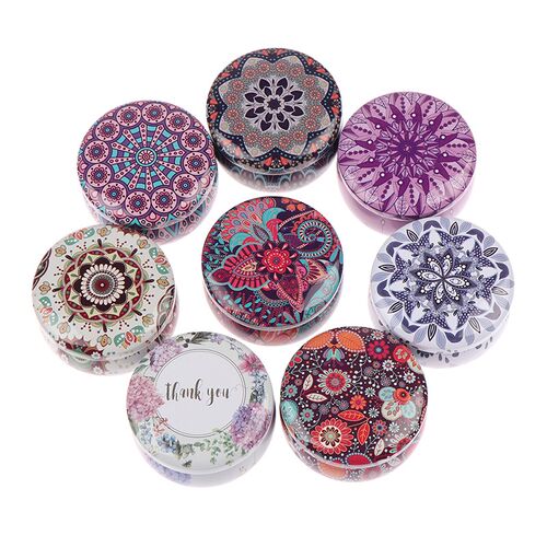 Fashion Tin Storage Box Classic Style Small Boxes Sealed Tob