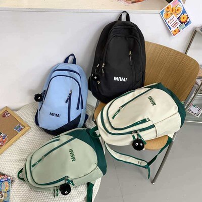 Schoolbag Womens Ins All-match Retro High School Students L