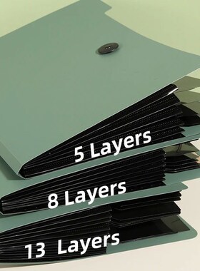 5/8/13 Layers A4 File Folder Storage Bag Test Paper Desktop