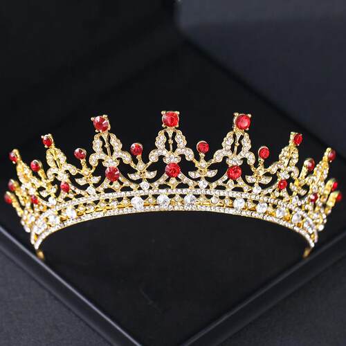 Silver Color Crystal Tiaras And Crowns Rhinestone Princess Q