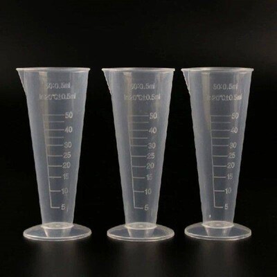 25/50/100ML Plastic Measuring Cup Transparent Scale