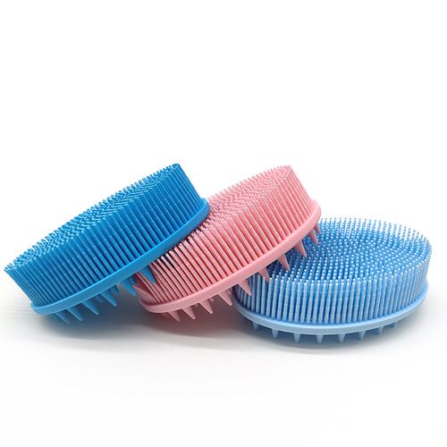 Soft Silicone Brush Wash Bath Shower Exfoliating Skin Fit