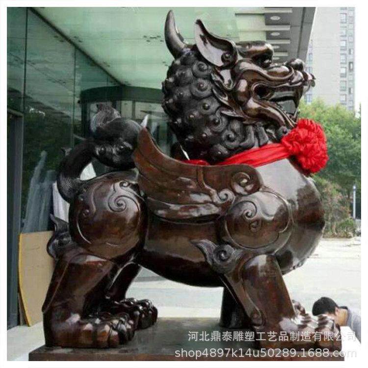 鑫鑫铜器厂家 铜貔貅 铜招财兴业貔貅 家居办公室工艺品摆件