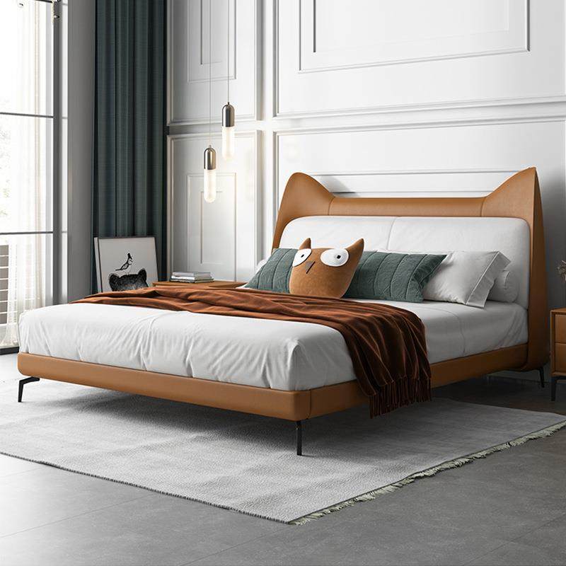 NRFB062#北欧轻奢皮床意式男孩儿童床单人床1.5m床现代简约女孩公,鲜花速递/花卉仿真/绿植园艺,割草机/草坪机,淘宝优惠券,粉丝福利购,淘宝优惠卷