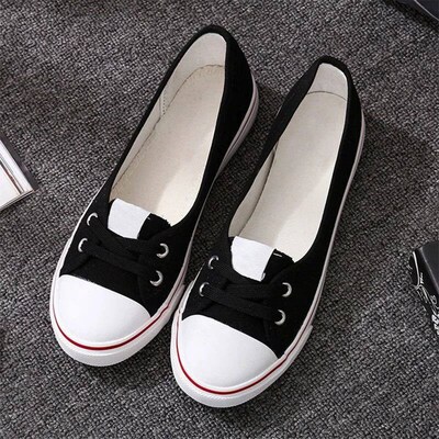 Women Casual Flats Lace up Shallow Shoes Autumn 2023 Fashion