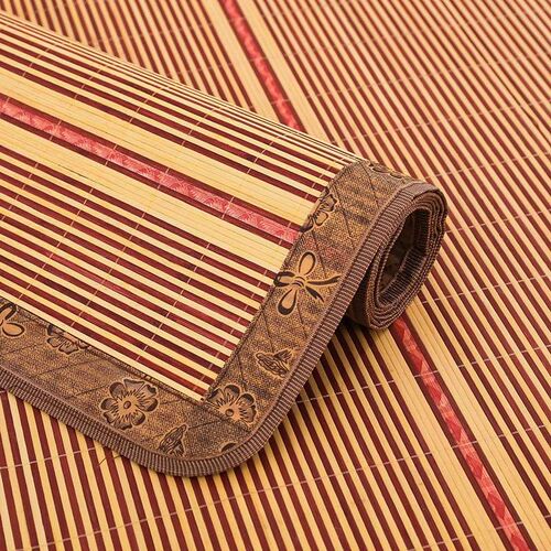 Bamboo Mat New Summer Straw Mat  Skin-friendly Carbonized Su