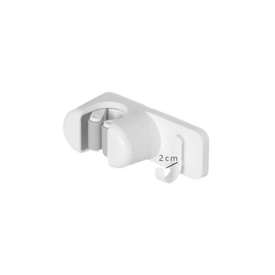 Extended Mop Holder, Bathroom Mop Hanger, Wall-Mounted Mop C