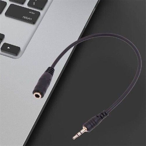 2.5mm Male to 3.5mm Female Aux Stereo Cable Connector