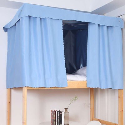 Shading Bed Curtain Large Dormitory Upper Bed Solid Color Do