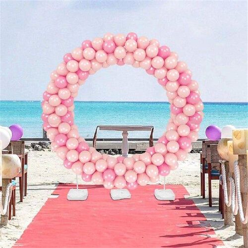 Circular Balloon Arch Kit 180cm Ring with 3 Bases for