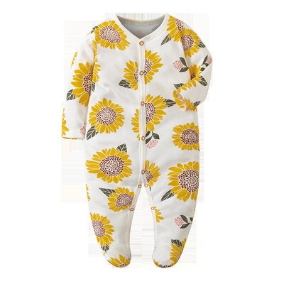 Baby Jumpsuit Foot-wrapped Climbing Suit Newborn Jumpsuit Ai