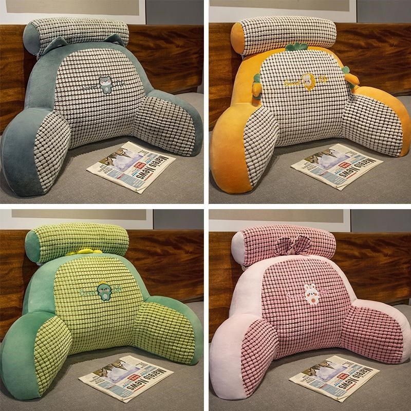 毛绒款床头靠垫软包护腰靠枕大靠背孕妇沙发抱枕宿舍床上看书枕头,居家布艺,床头靠垫,淘宝优惠券,粉丝福利购,淘宝优惠卷
