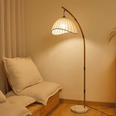 Japanese Style Silent Wind Lantern Type LED Floor Lamp for R