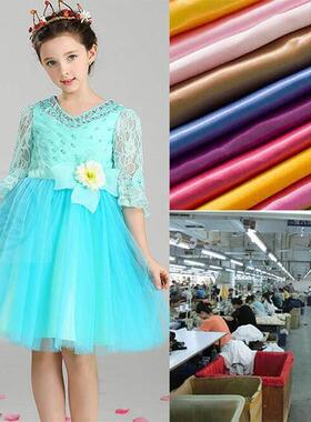 (Childrens wedding dress dress lace Embroidered Organza gir