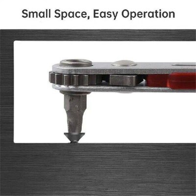 1PC Mini Ratchet Wrench Hexagon Torx Bidirectional Control