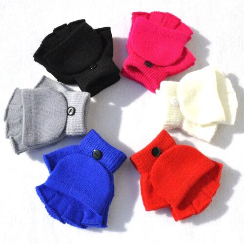 Thickened Warm Baby Gloves Children Pupil Student Winter Kni