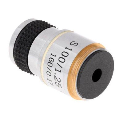 Microscope Accessories Achromatic Objective Lens 4X 10X 40X