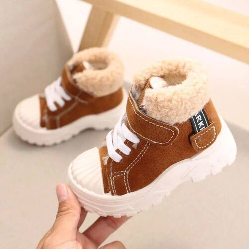 2023 Children Warm Boots Winter New Boys Plus Thicken Velvet