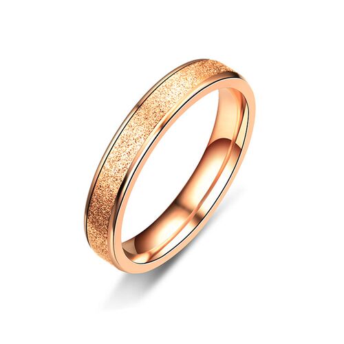 20Year Romantic Simple Matte Couple Rings New Arrivals in Ja