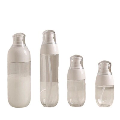 Plastic Cream Shampoo Pump Bottle Portable Refillable Lotion
