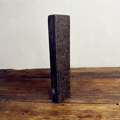 中式复古汉砖雕刻车马图画像砖非遗金石传拓文房镇纸镇尺研学拓片