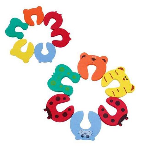 Nice 6pcs Kids Baby Cartoon Animal Jammers Stop Edge & Corne