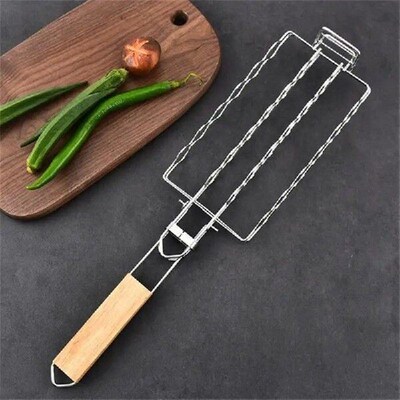 Grill Basket Stainless Steel BBQ Tool Grilling Accessories