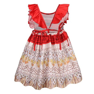 Moana Cosplay Girl Halloween Costume Children Vaiana