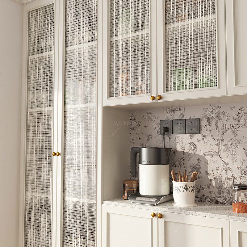 装万家复古中式仿麻编织纹玻璃贴防窥浴室改造柜子隔断玻璃门贴膜,家居饰品,玻璃膜/贴,淘宝优惠券,粉丝福利购,淘宝优惠卷