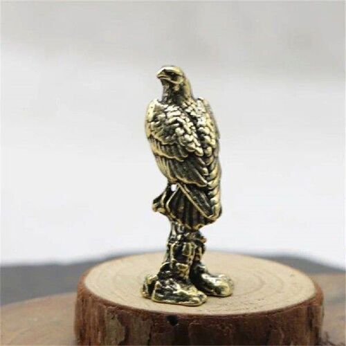 2/4/6PCS Bronze Bird Statue Pure Brass Eagle Bronze