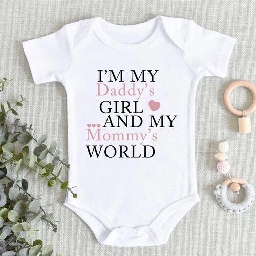 I LOVE MOM & DAD Baby Boy Girls Clothes High Quality Comfy S