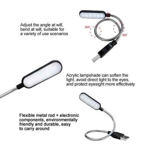 Flexible USB LED Desk Lamp Foldable Children Eye Protection
