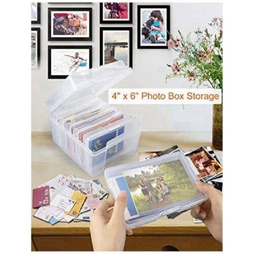 4X6 Photo Storage Box Pictures Organizers Case Seed Storage