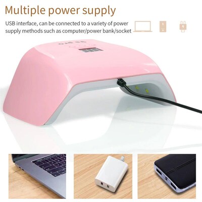 Nail Dryer Machine Portable USB Cable Home Use Nail Lamp For