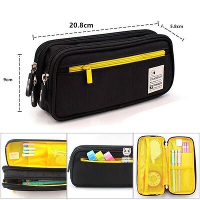 Large Capacity Pencil Case Stationery Cute Boys Girls Gift P